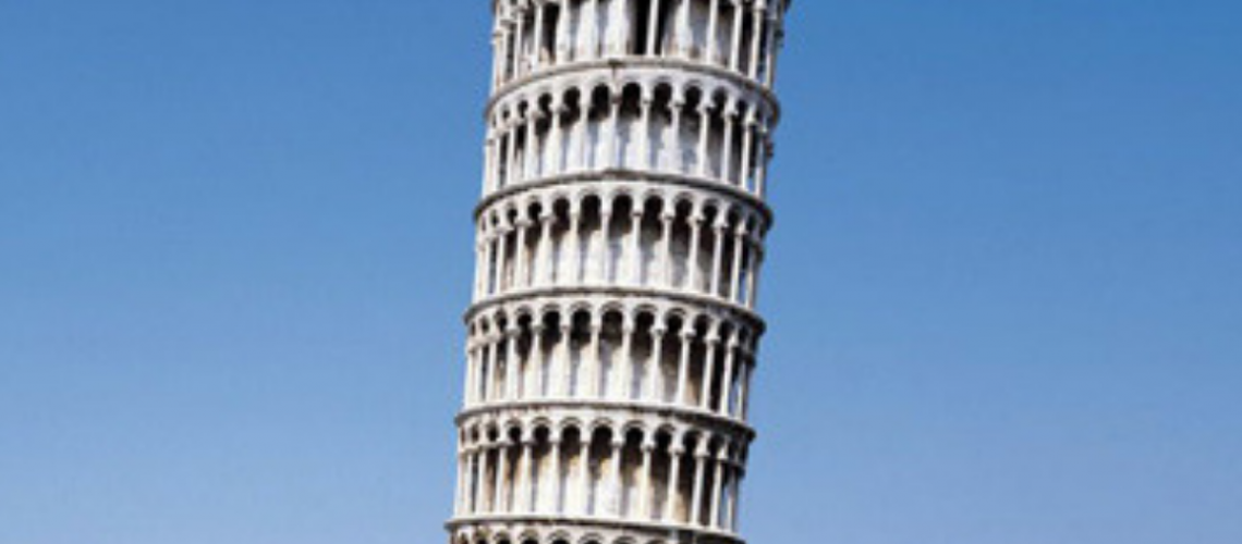 Sua empresa é como a torre de Pisa?